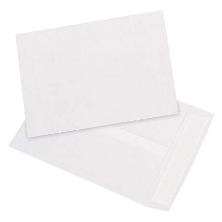 Bsc Preferred 7-1/2 x 10-1/2'' White Flat Tyvek Envelopes, 100PK BUY00027145